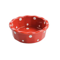 Hancai 5.5 Inch Ceramic Mini Pie Pans Small Baking Pie Dish Plate Deep Dish Plate Kitchen Bakeware Pot Pans for Quiches, Tarts