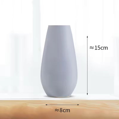 Hancai Bunte Porzellan Knospen-Kunst Blumen Vase Moderne Heim Hochzeit Tischdekoration Keramikvasen