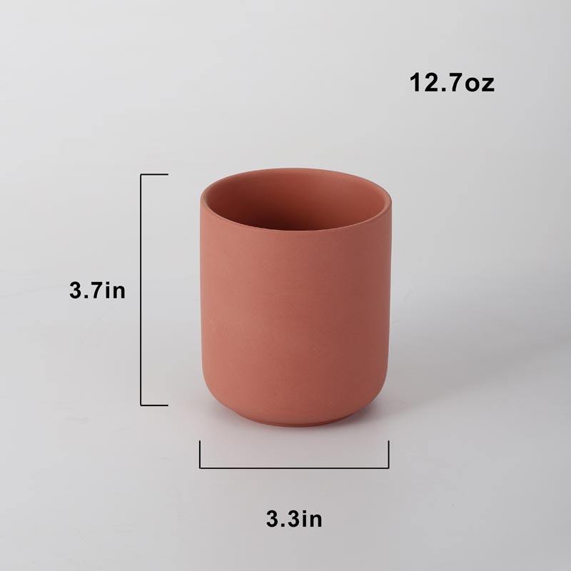 Hancai  Customized Ceramic Candle Vessel Ceramic Home Decoration Candle Jars for Christmas