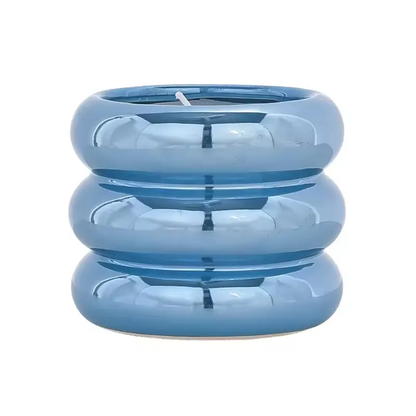 Ceramic Luxury Pillar Candles Making Kit Wax Jars Vessels Candle Box Packaging Empty Candle Jar