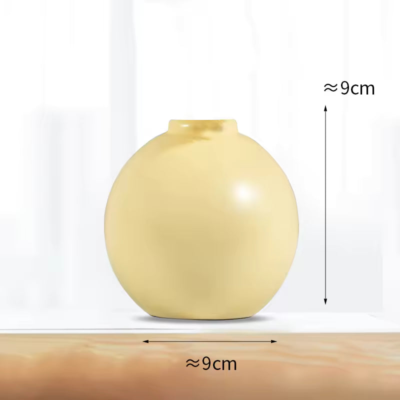 Hancai Bunte Porzellan Knospen-Kunst Blumen Vase Moderne Heim Hochzeit Tischdekoration Keramikvasen