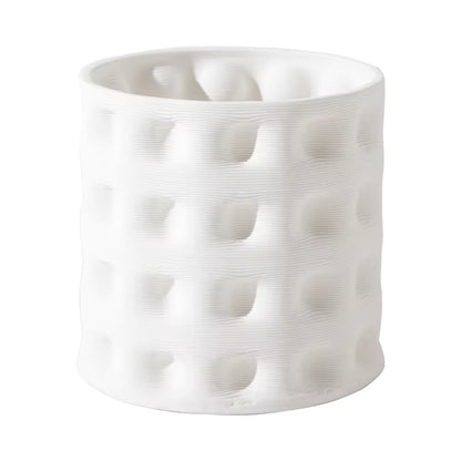 Hancai  Living Minimalist Ceramic Candle Holder Cylinder Ceramic Home Decor Custom Candle Jars