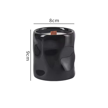 Hancai  Ceramic Jars for Candles Aromatherapy Candle Cup DIY Empty Candle Holder Decoration Soybean Wax Container