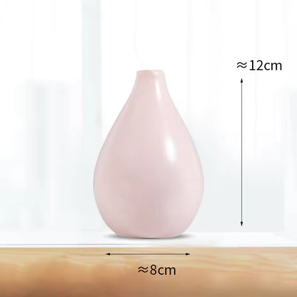 Hancai Bunte Porzellan Knospen-Kunst Blumen Vase Moderne Heim Hochzeit Tischdekoration Keramikvasen