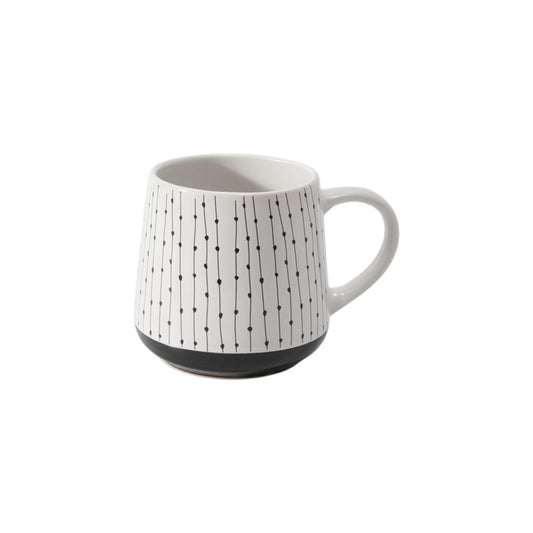 Hancai  Silk Screen Mug  with Unglaze Foot