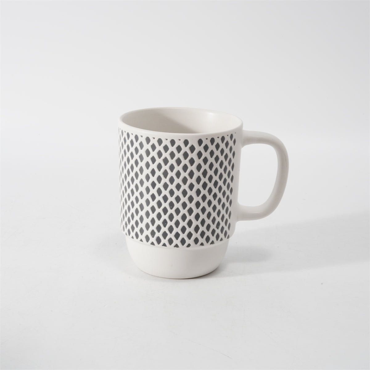 Hancai Color Glazed Stoneware Mug with Silk-Screen