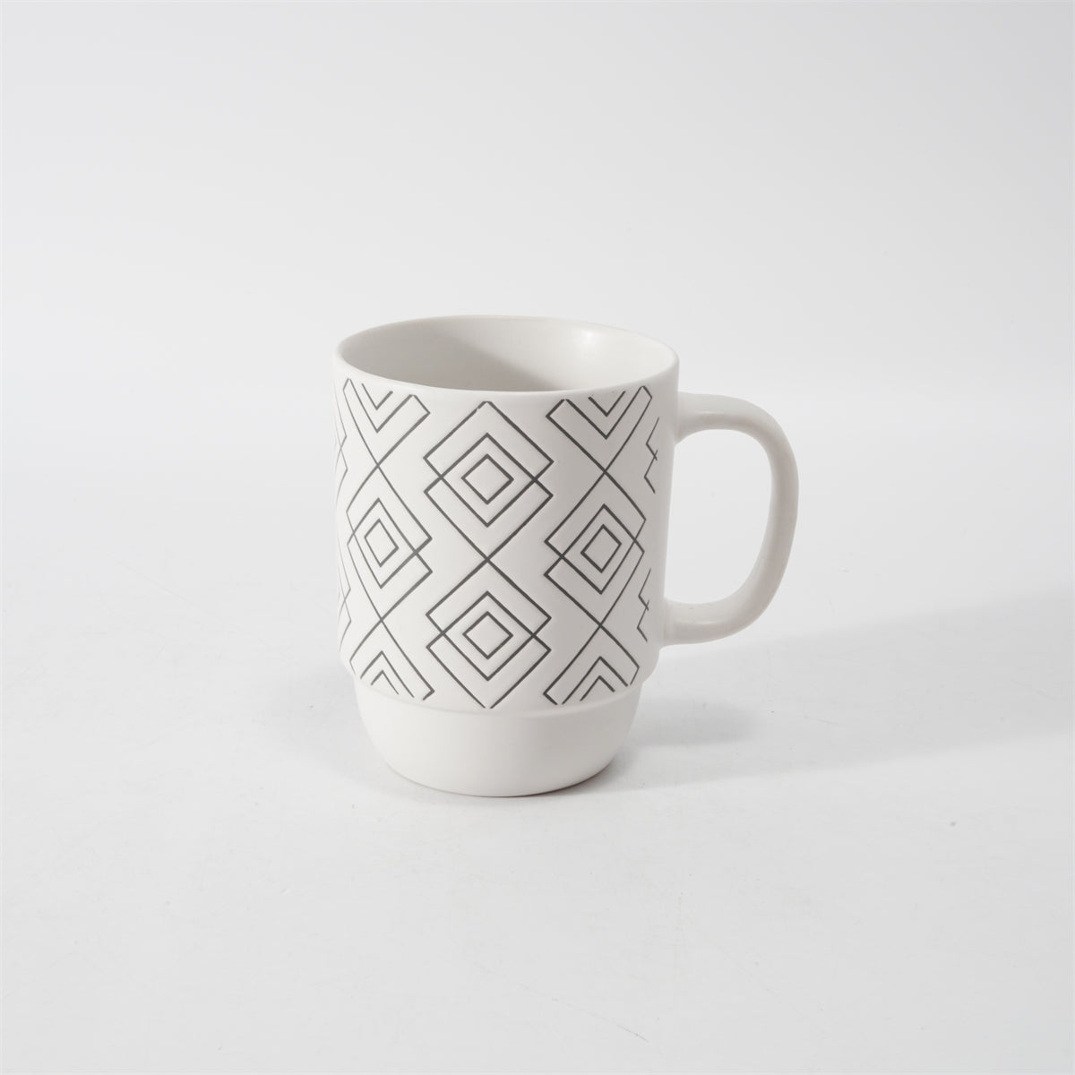 Hancai Color Glazed Stoneware Mug with Silk-Screen