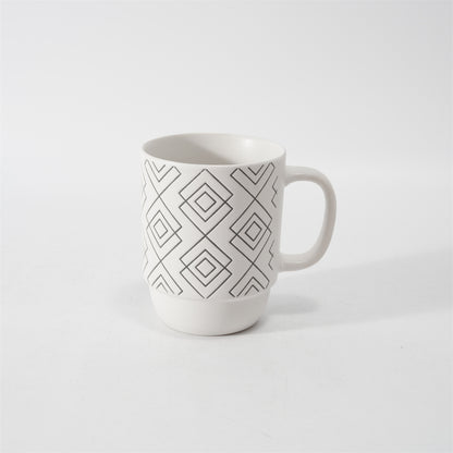 Hancai Color Glazed Stoneware Mug with Silk-Screen