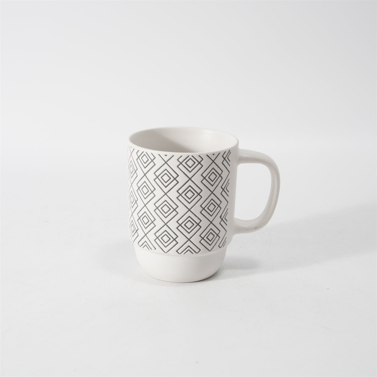 Hancai  Color Glazed Stoneware Mug with Silk-Screen