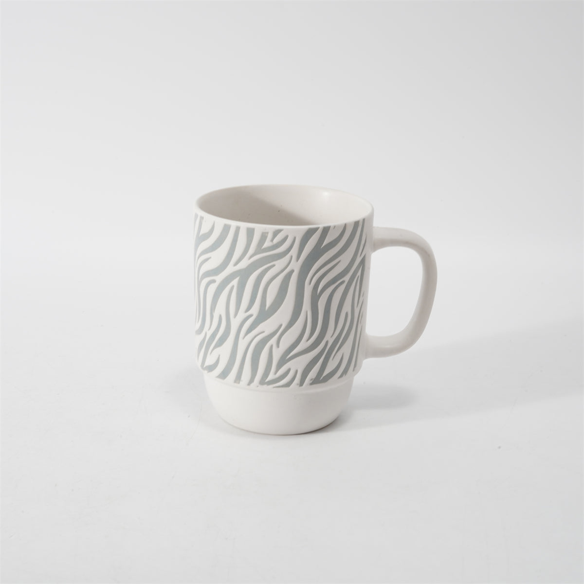 Hancai Color Glazed Stoneware Mug with Silk-Screen