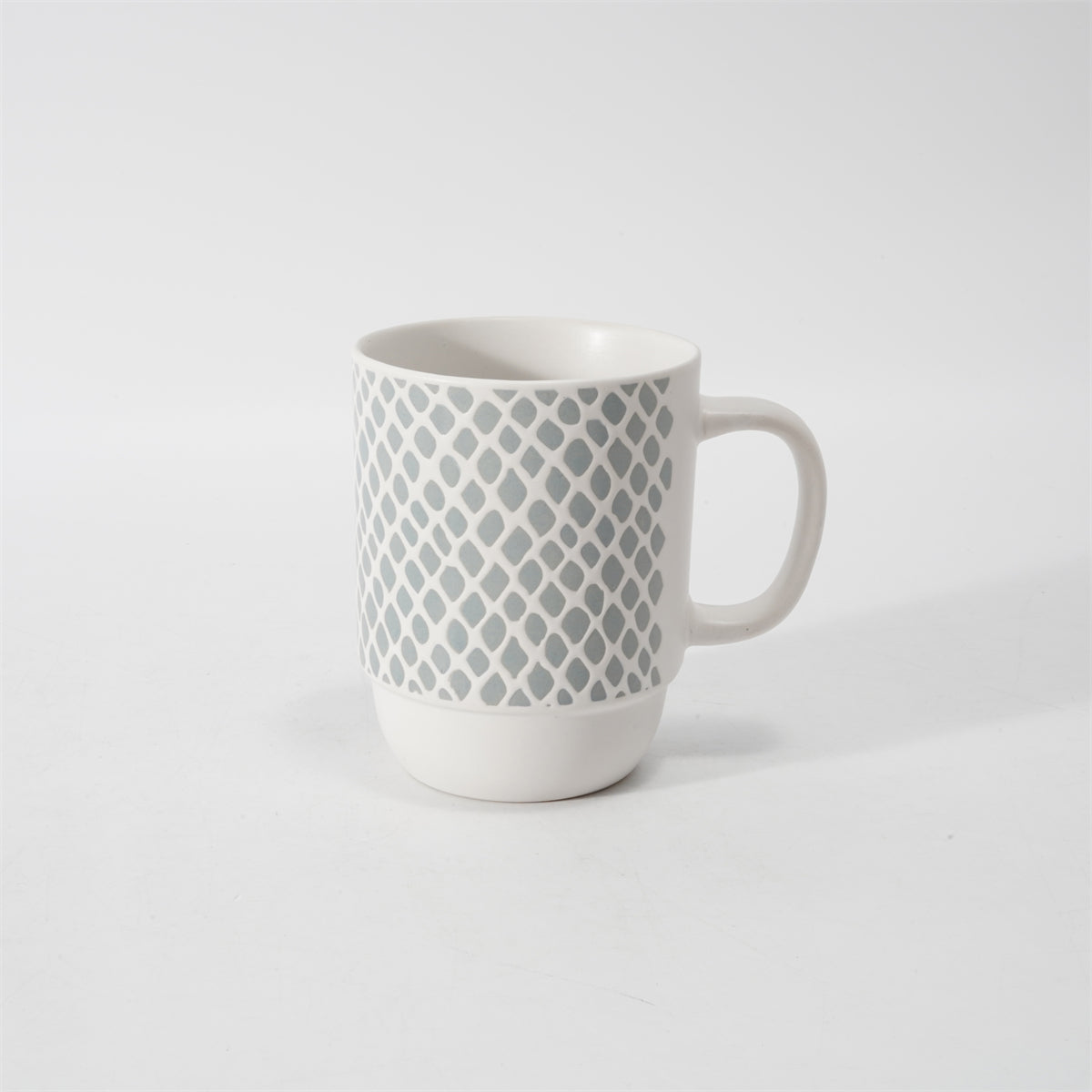 Hancai Color Glazed Stoneware Mug with Silk-Screen