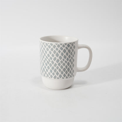 Hancai Color Glazed Stoneware Mug with Silk-Screen