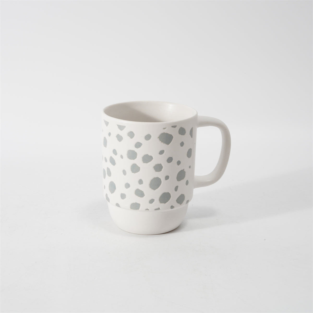Hancai Color Glazed Stoneware Mug with Silk-Screen
