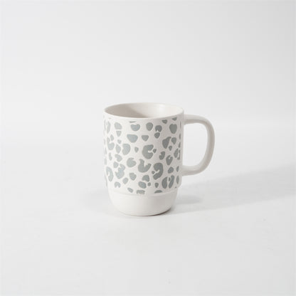 Hancai Color Glazed Stoneware Mug with Silk-Screen