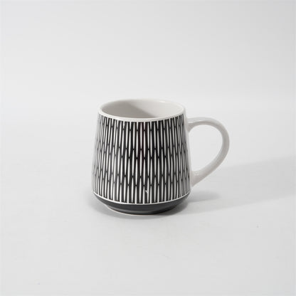 Hancai  Silk Screen Mug  with Unglaze Foot