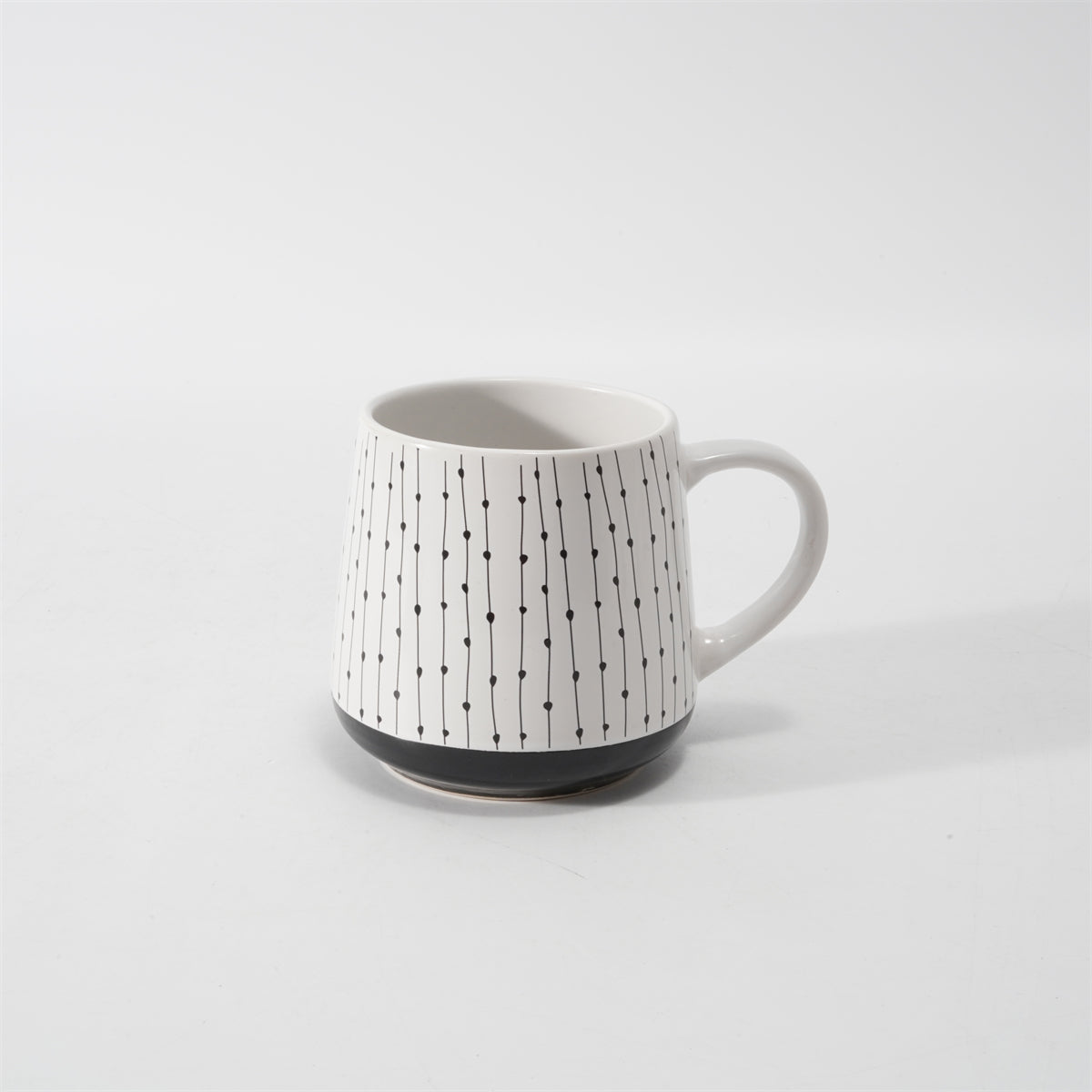Hancai  Silk Screen Mug  with Unglaze Foot