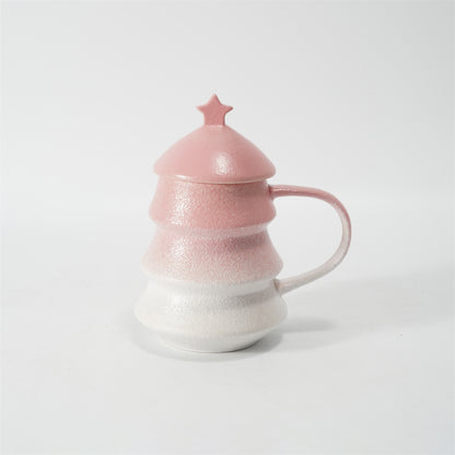 Hancai  Reactive glaze Christmas tree mug