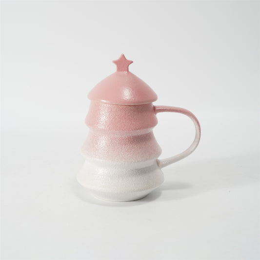 Hancai  Reactive glaze Christmas tree mug