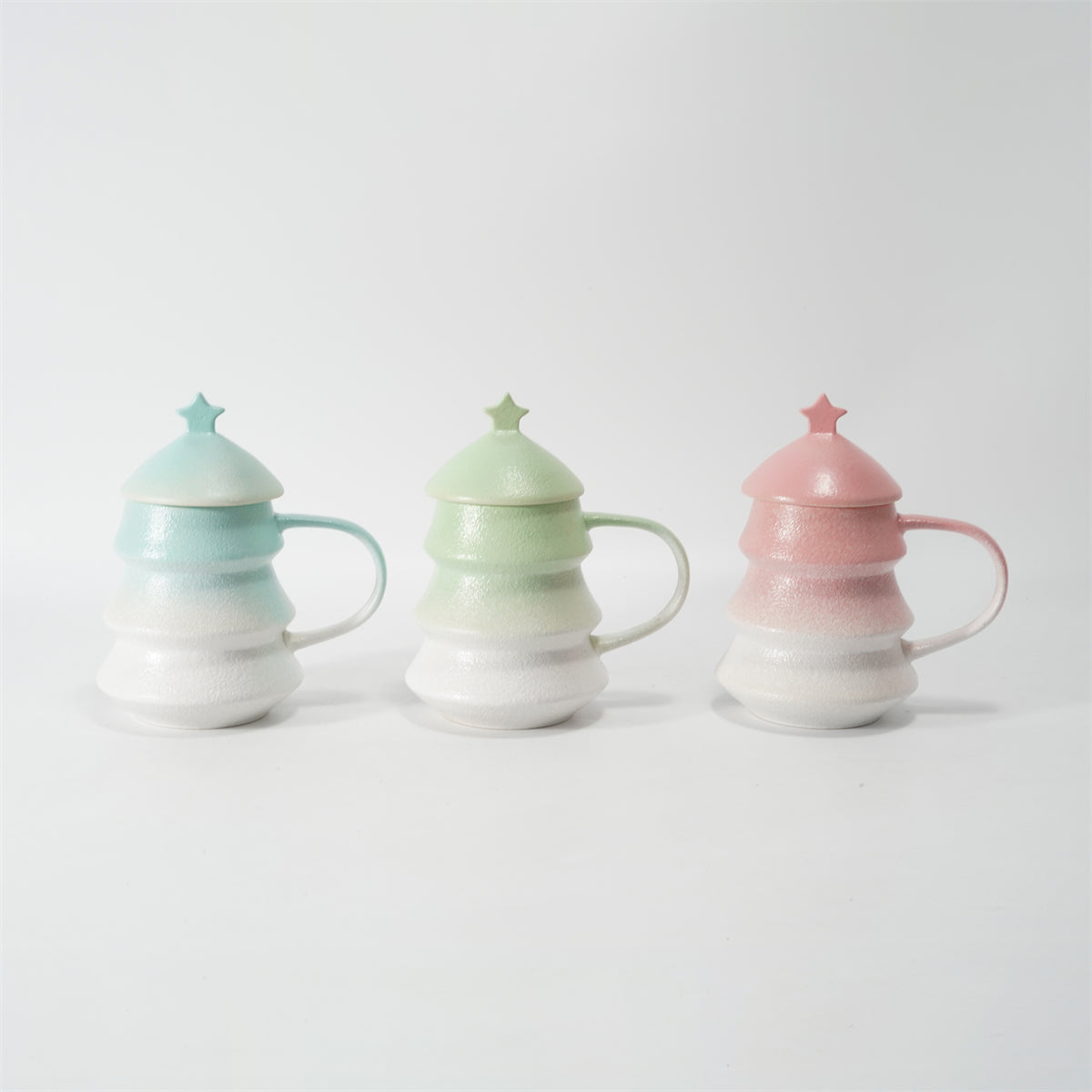 Hancai  Reactive glaze Christmas tree mug