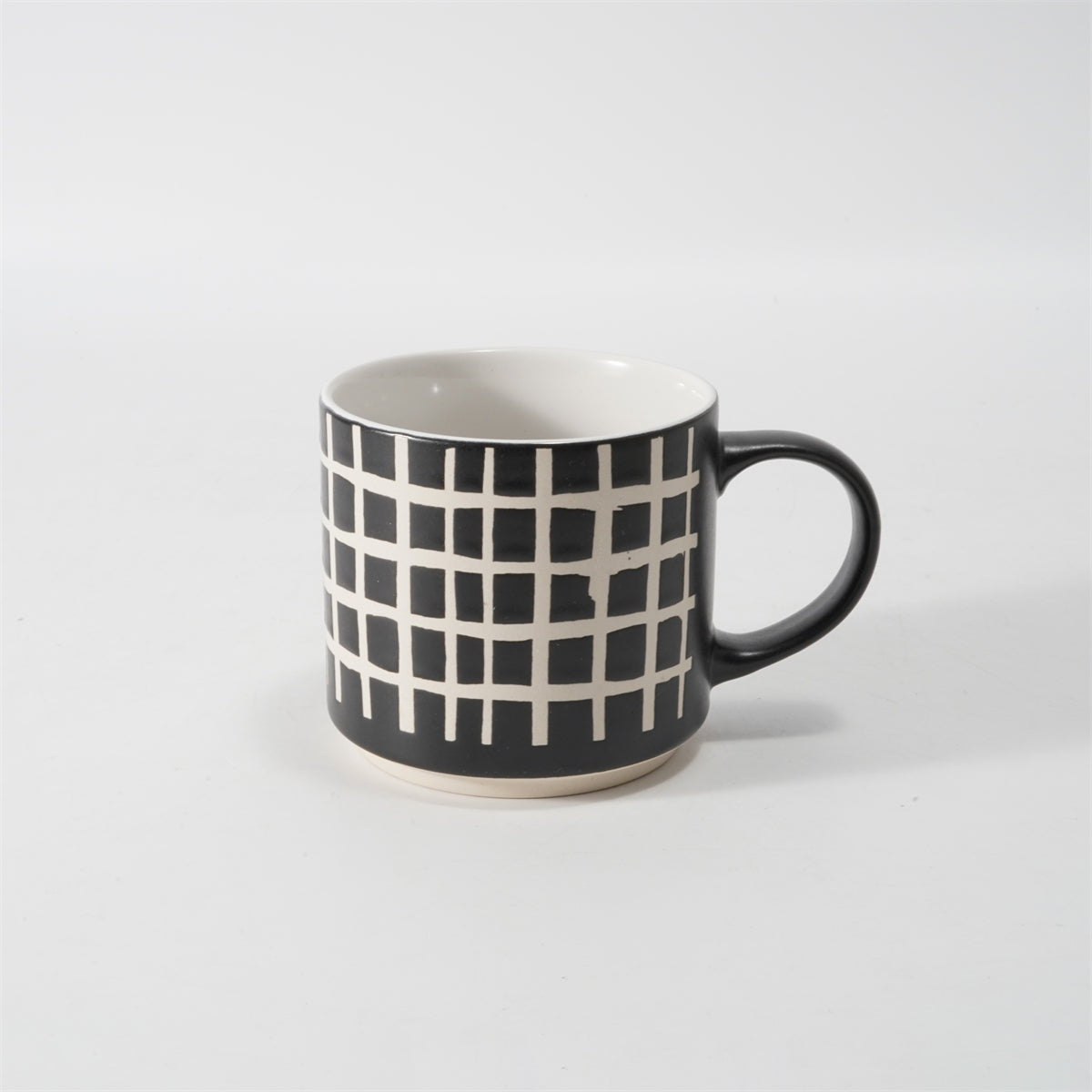 Hancai Unglazed foot color glaze silk screen mug