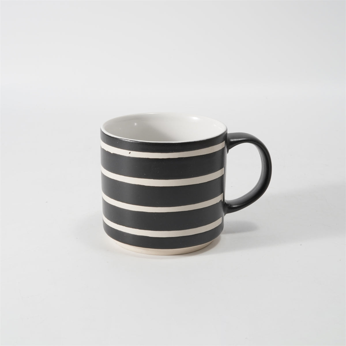 Hancai Unglazed foot color glaze silk screen mug