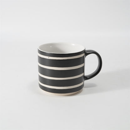 Hancai Unglazed foot color glaze silk screen mug