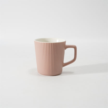 Hancai  Embossed colour glaze mug