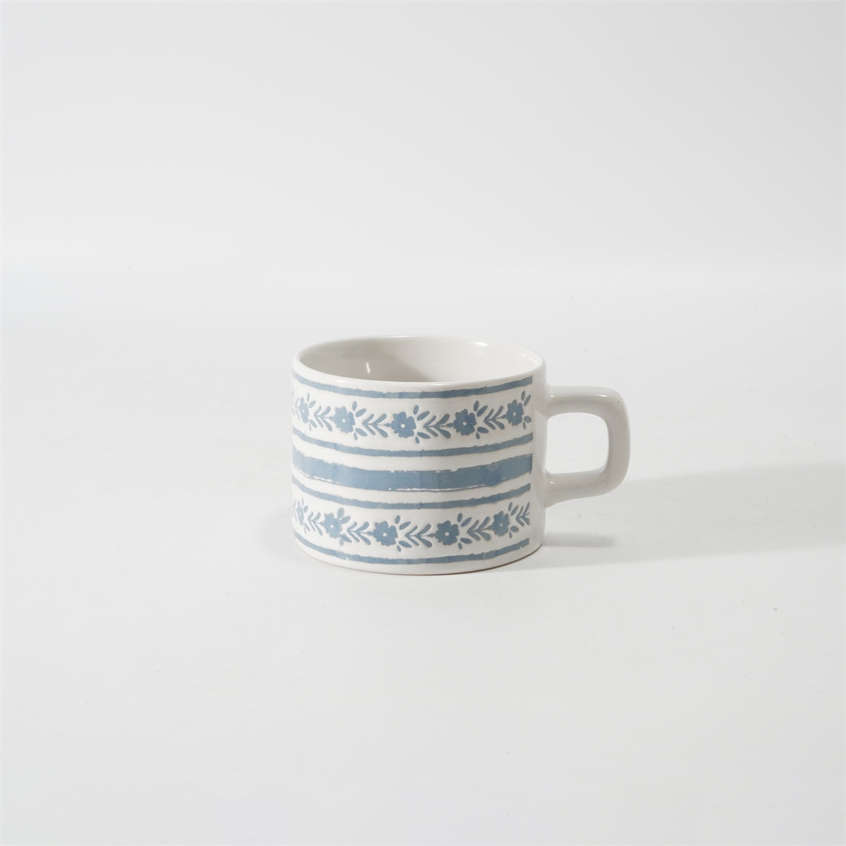 Hancai Colour glaze mug with silk screen