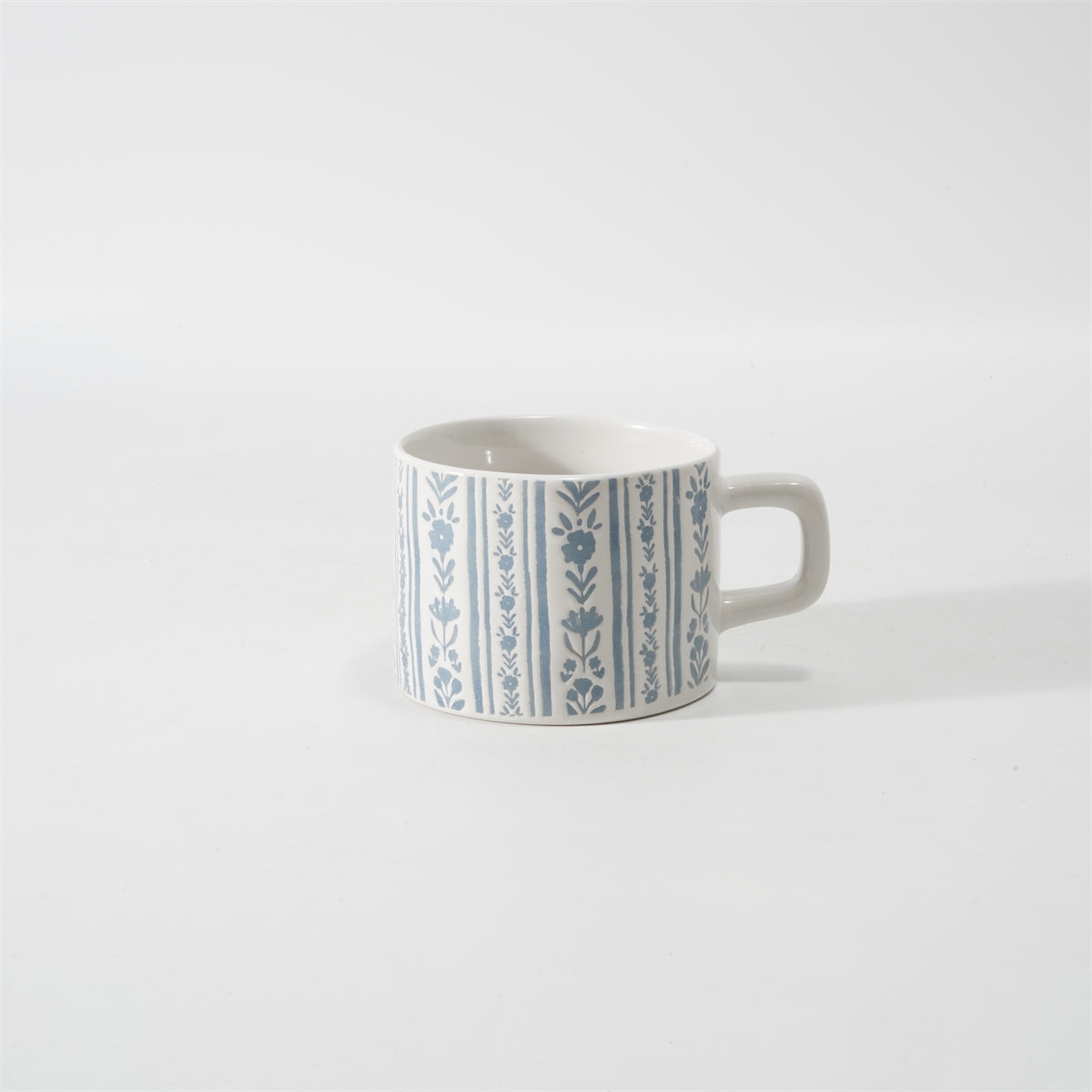 Hancai Colour glaze mug with silk screen