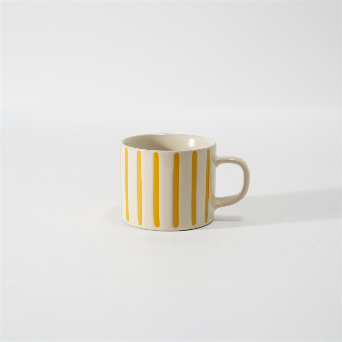 Hancai Colour glaze mug with silk screen
