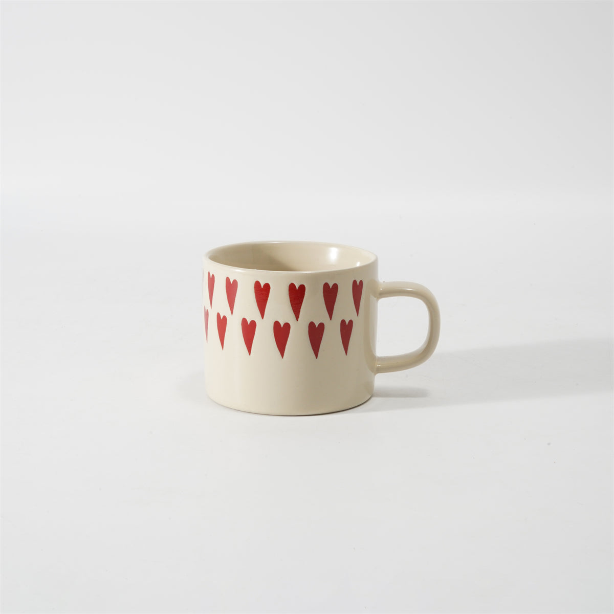 Hancai Colour glaze mug with silk screen