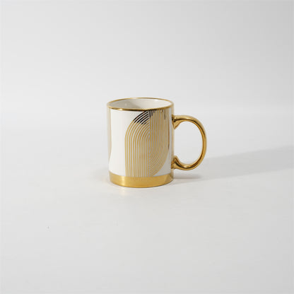 Hancai Decal Mug with Electroplated