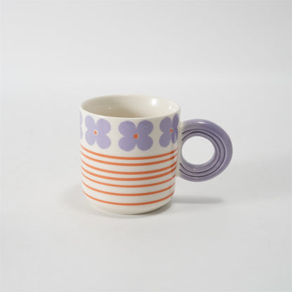 Hancai Decal mug with dipped handle