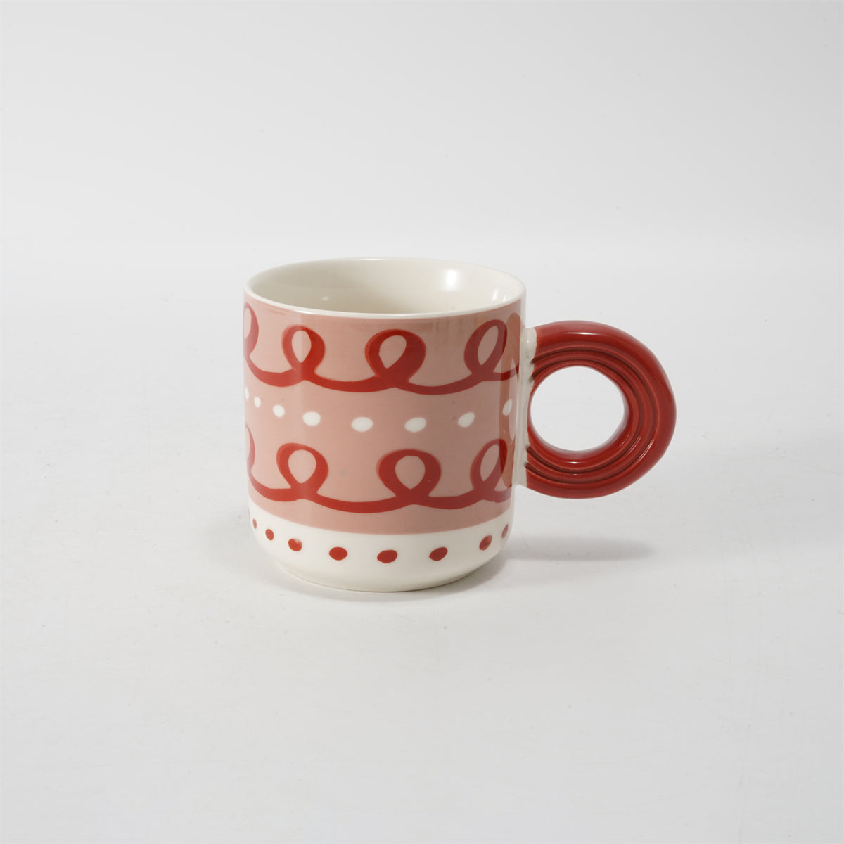 Hancai Decal mug with dipped handle