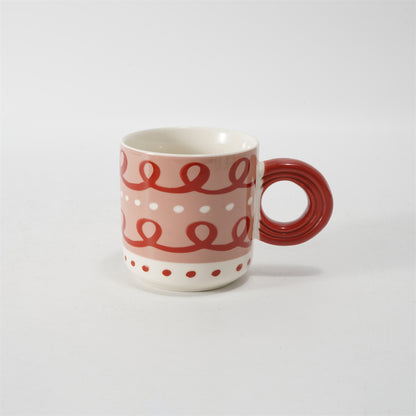 Hancai Decal mug with dipped handle