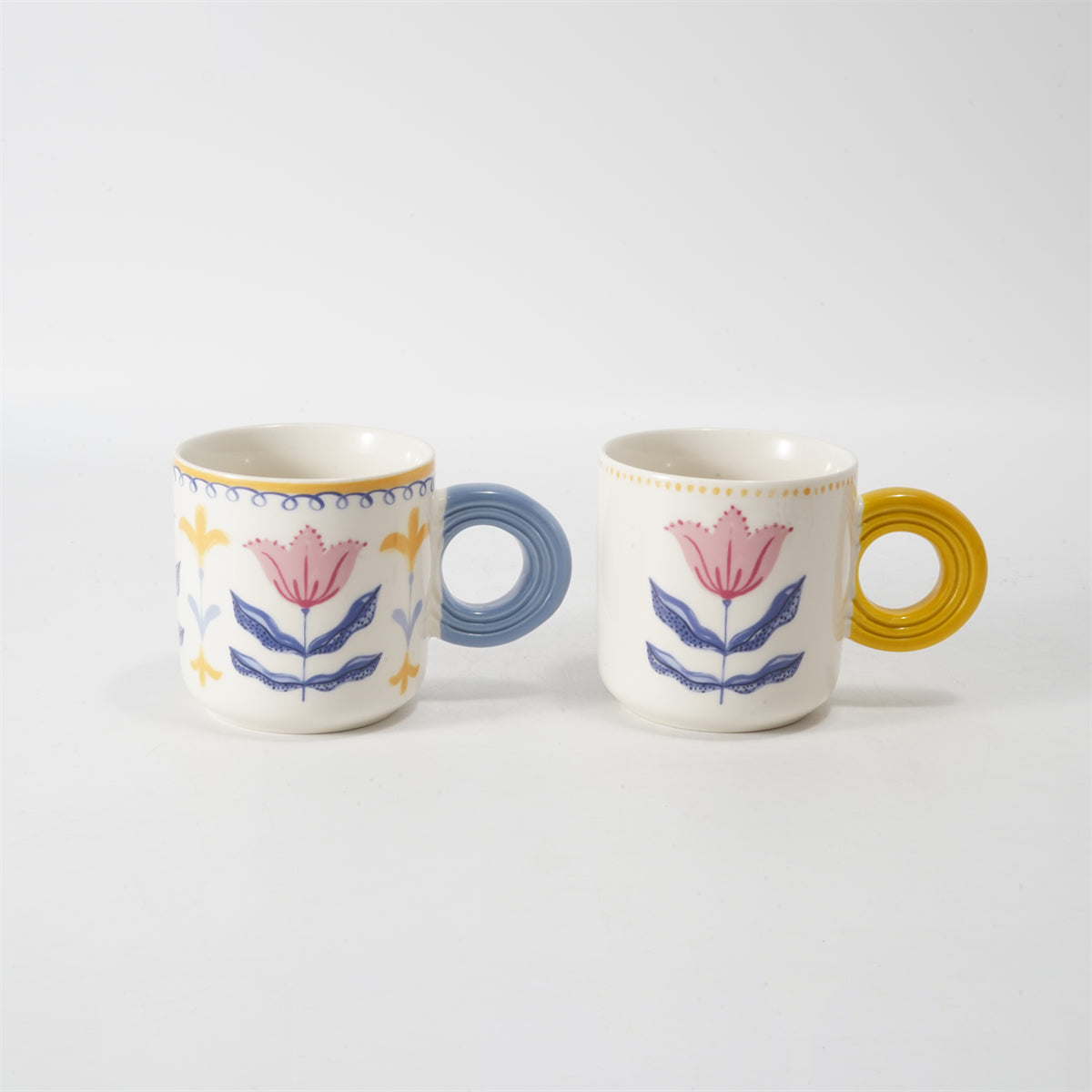 Hancai Decal mug with dipped handle