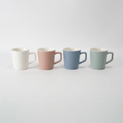 Hancai  Embossed colour glaze mug