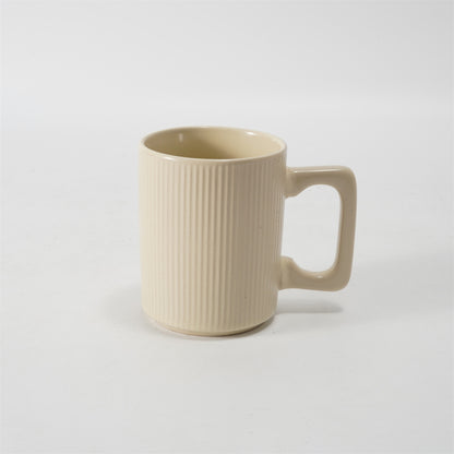 Hancai Embossed Color Glaze Mug