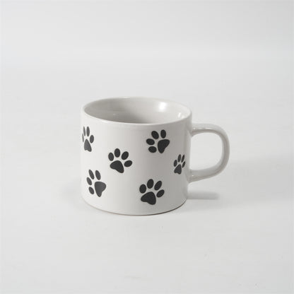 Hancai Colour glaze mug with silk screen