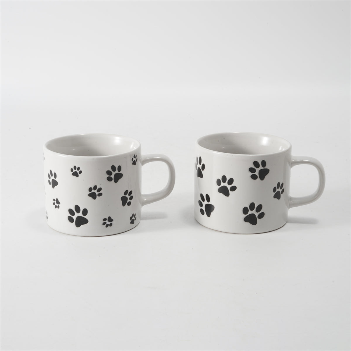 Hancai Colour glaze mug with silk screen
