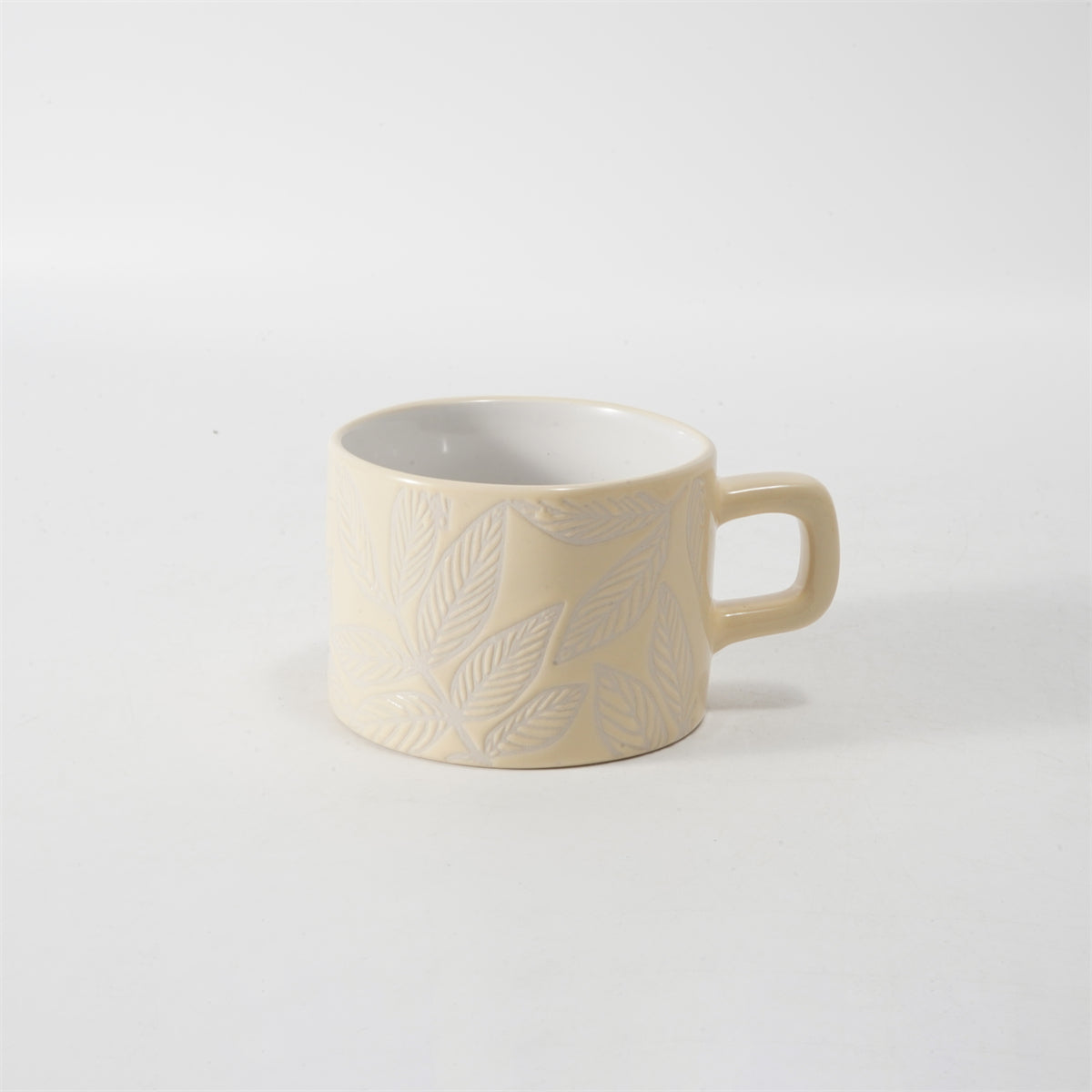 Hancai Colour glaze mug with silk screen