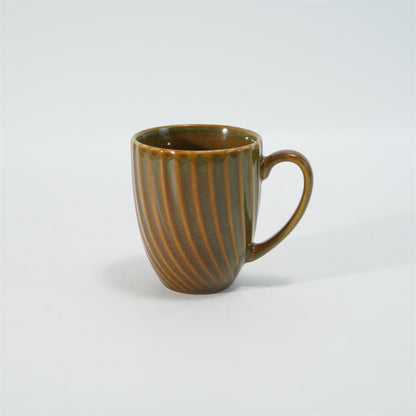Hancai Embossed reactive glaze mug
