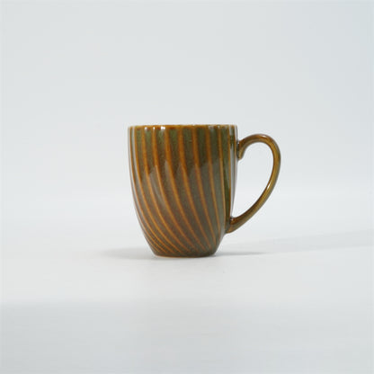 Hancai Embossed reactive glaze mug
