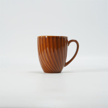 Hancai Embossed reactive glaze mug