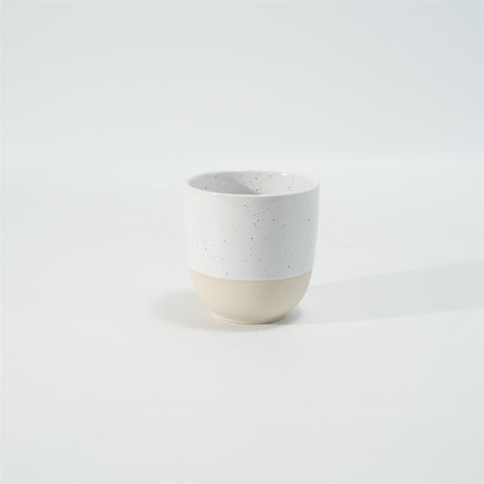 Hancai Unglazed foot Colour Glaze Handleless Mug with Speckle