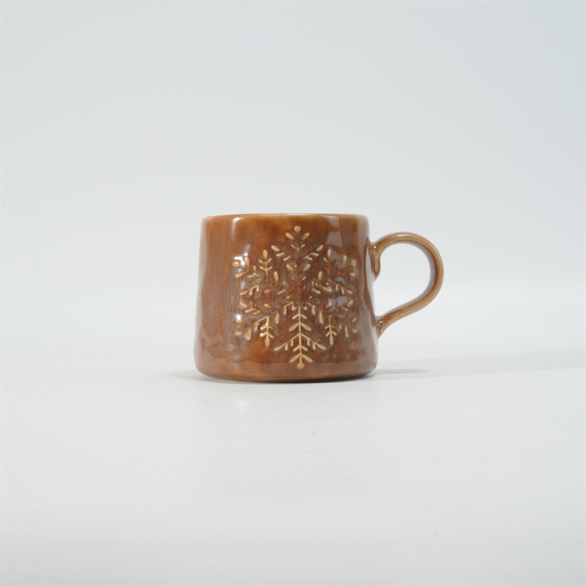 Hancai Embossed Reactive Glaze Mug