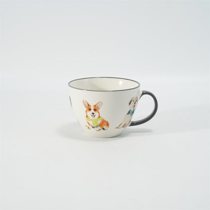 Hancai Dipped Handle Sorfe Mug with Decal