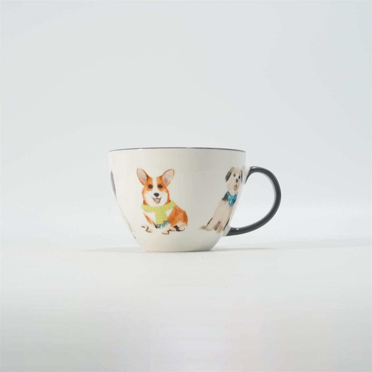 Hancai Dipped Handle Sorfe Mug with Decal