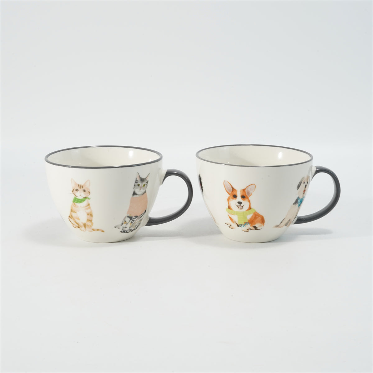 Hancai Dipped Handle Sorfe Mug with Decal
