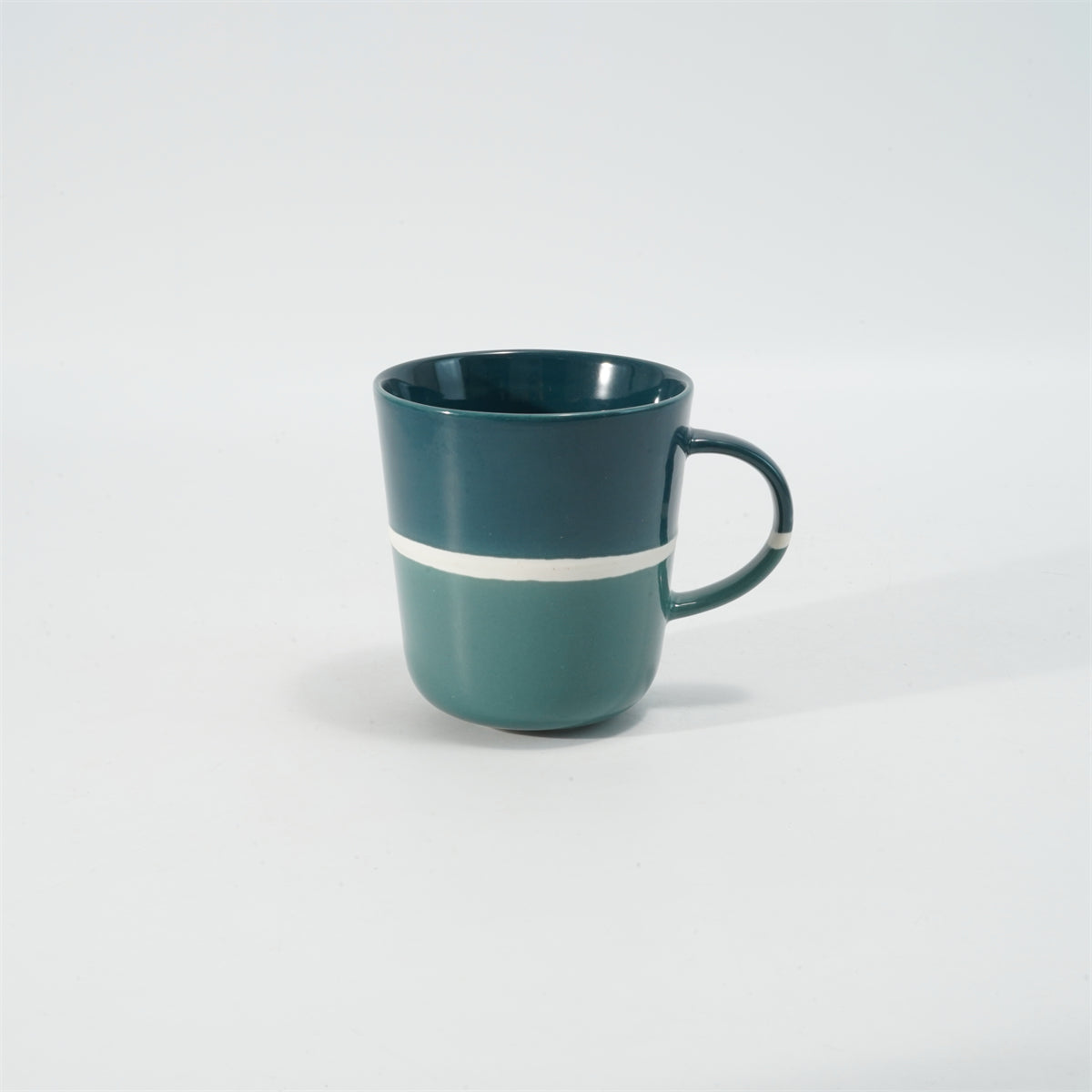 Hancai Large Three Tone Color Glaze Mug